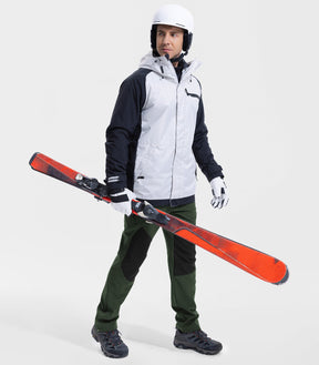 Pantalones de esquí para hombre con forro polar impermeables - SnowVenture M041