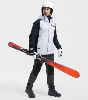 Pantalones de esquí para hombre con forro polar impermeables - SnowVenture M041