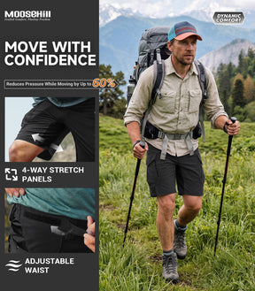 Men's Cargo Hiking Shorts - TrailPioneer M066