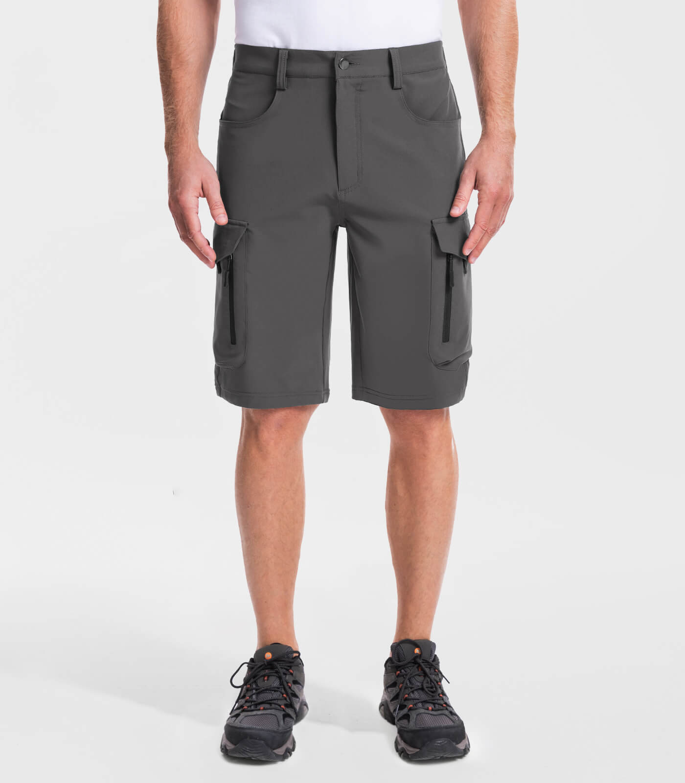 Herren Wander-Cargoshorts mit 7 Taschen, schnelltrocknend, lässig - TrailPioneer M025