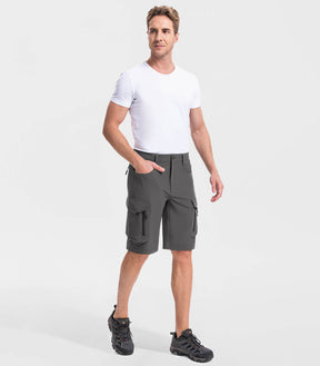 Herren Wander-Cargoshorts mit 7 Taschen, schnelltrocknend, lässig - TrailPioneer M025