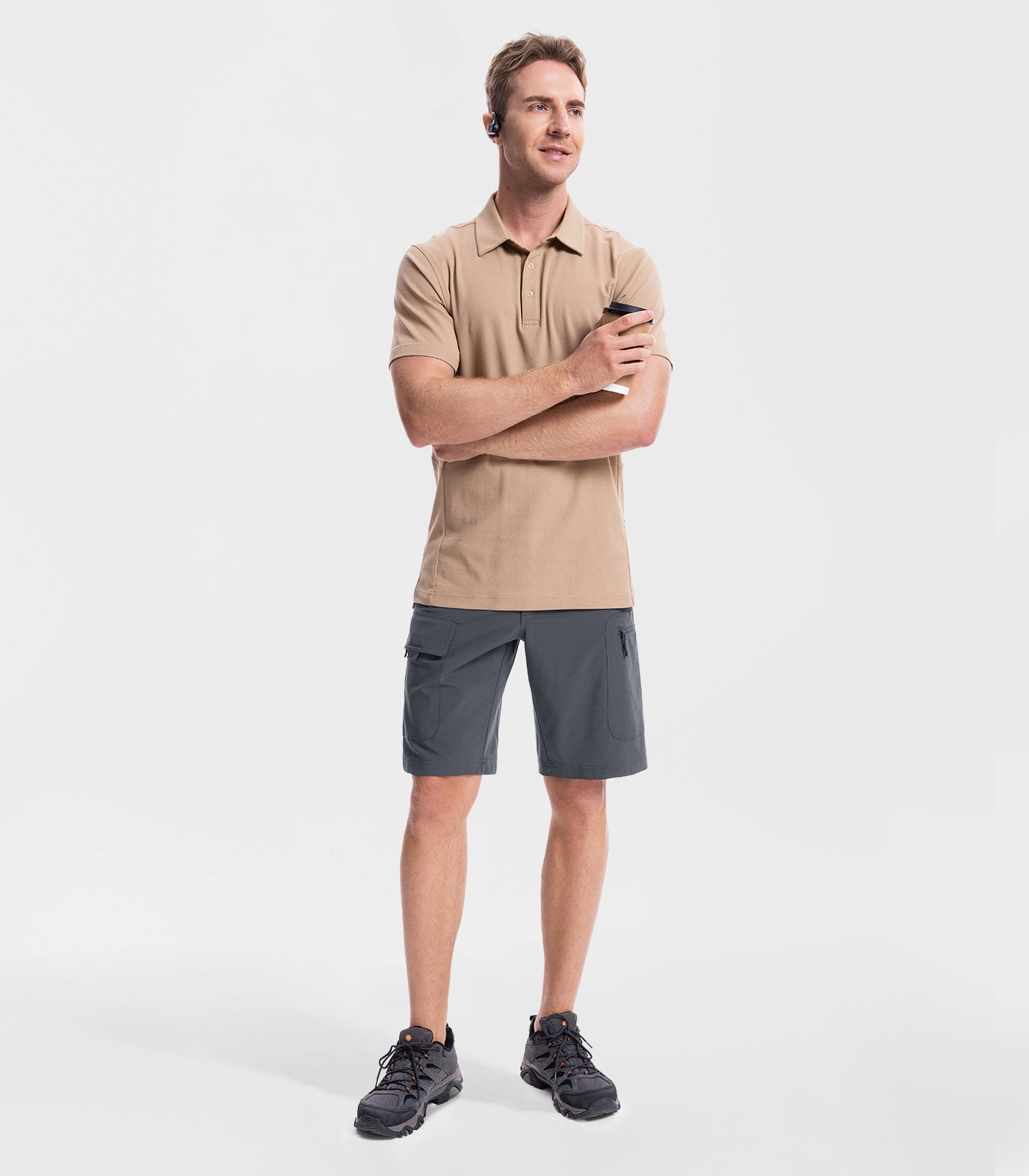 Herren Cargo Wander-Shorts Leicht Wasserabweisend - TrailPioneer M026