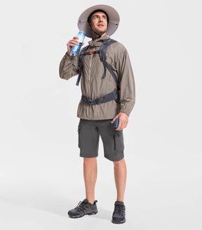 Herren Wander-Cargoshorts mit 7 Taschen, schnelltrocknend, lässig - TrailPioneer M025
