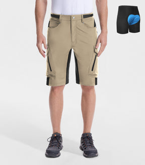 Pantalones cortos holgados para bicicleta de montaña para hombre, de secado rápido y ligero - CycleAir M006