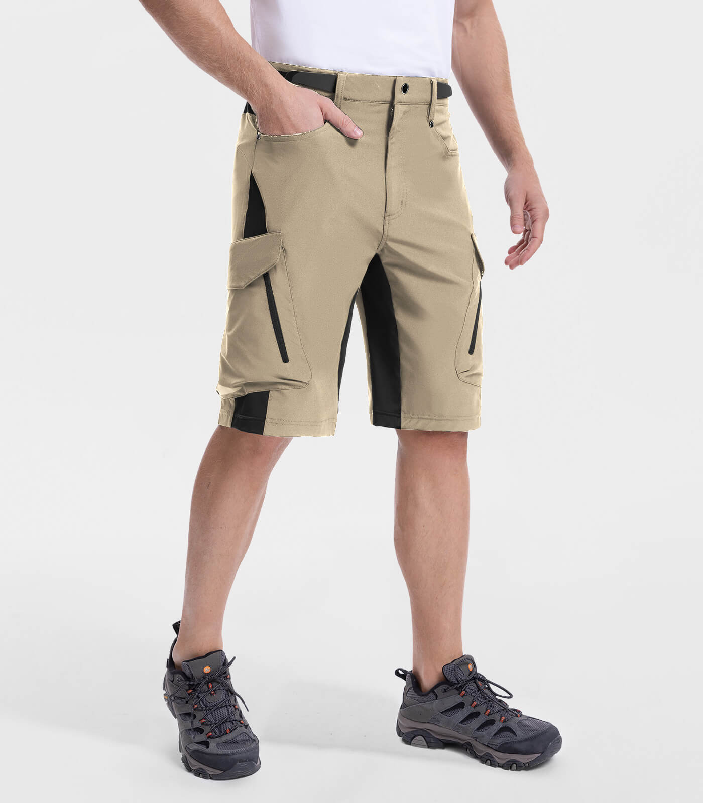 Pantalones cortos holgados para bicicleta de montaña para hombre, de secado rápido y ligero - CycleAir M006