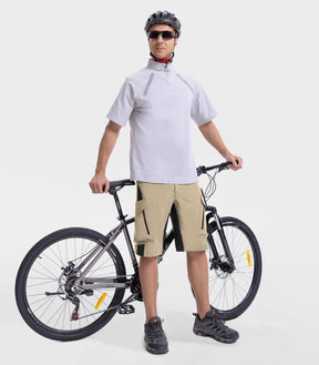 Pantalones cortos holgados para bicicleta de montaña para hombre, de secado rápido y ligero - CycleAir M006