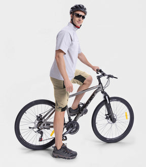 Pantalones cortos holgados para bicicleta de montaña para hombre, de secado rápido y ligero - CycleAir M006