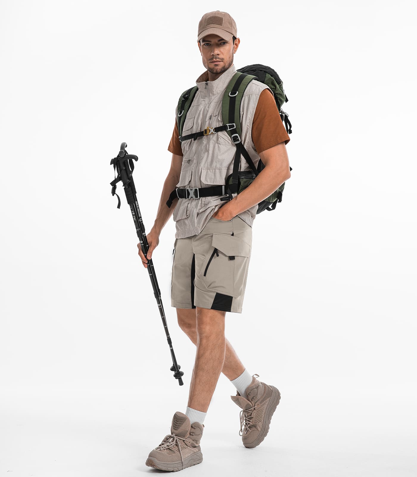 Men's Cargo Hiking Shorts - TrailPioneer M066