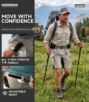 Men's Cargo Hiking Shorts - TrailPioneer M066