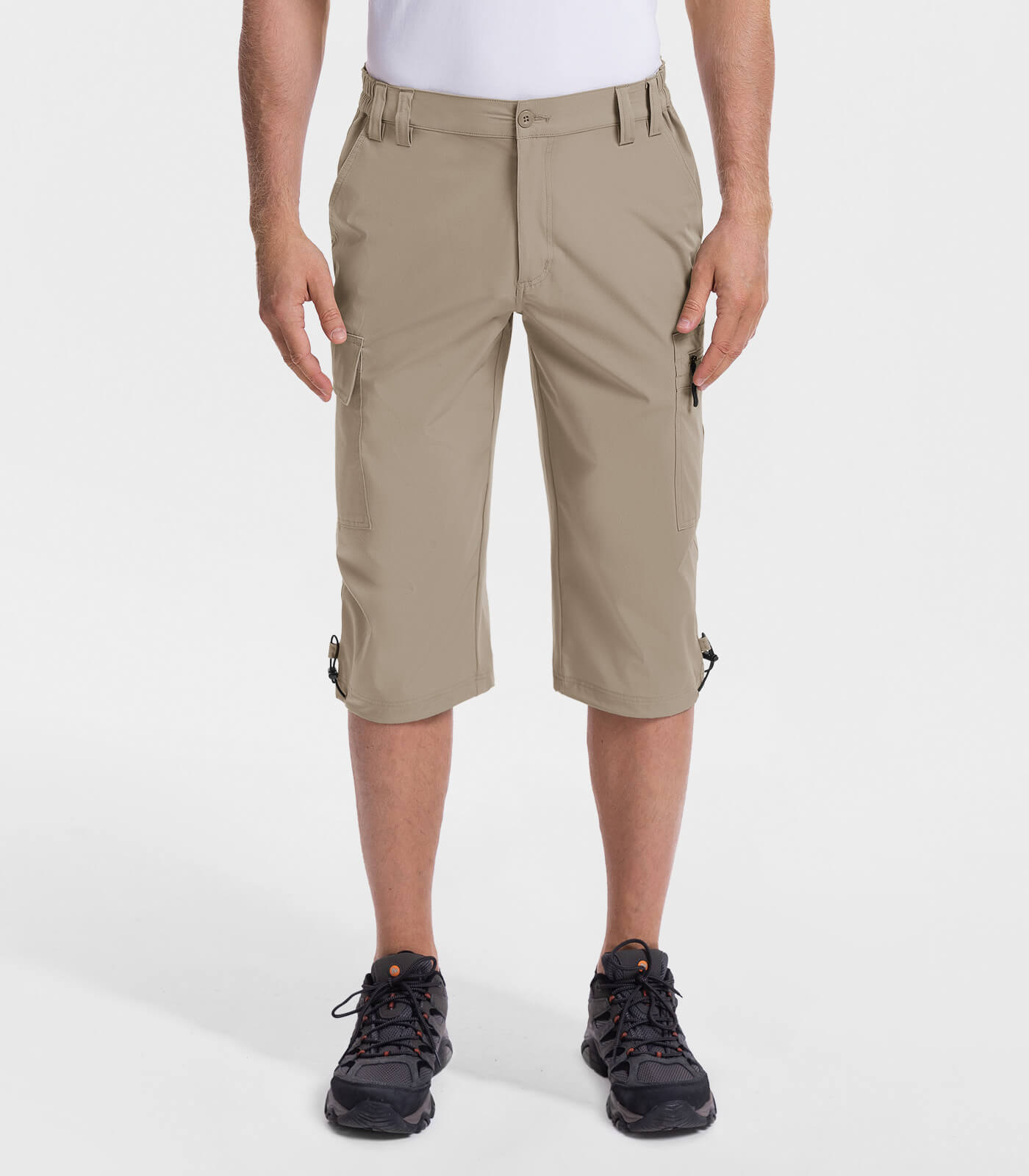 Bermuda cargo 3/4 pour hommes - Capris d'extérieur TrailPioneer M031