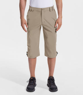 Bermuda cargo 3/4 pour hommes - Capris d'extérieur TrailPioneer M031