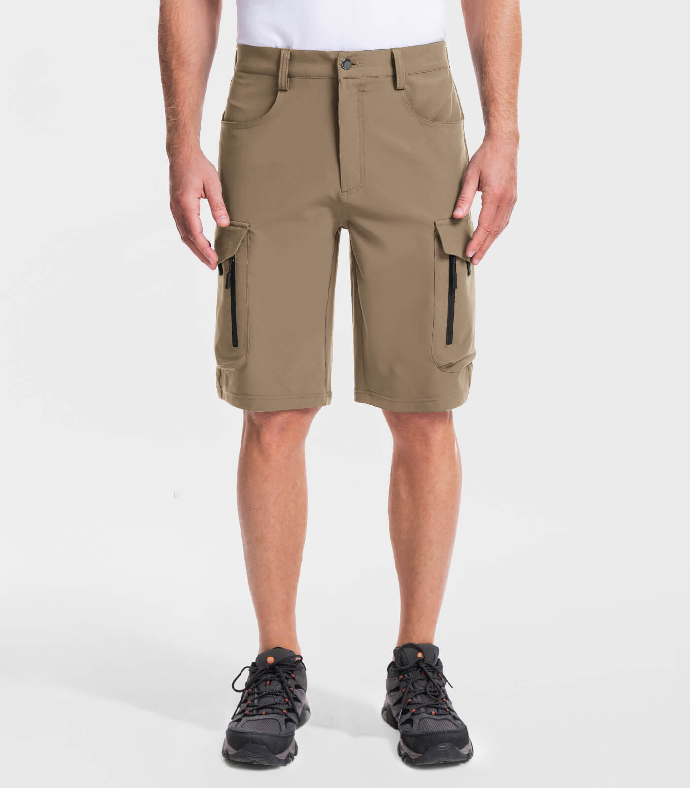 Herren Wander-Cargoshorts mit 7 Taschen, schnelltrocknend, lässig - TrailPioneer M025