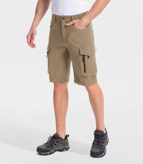 Herren Wander-Cargoshorts mit 7 Taschen, schnelltrocknend, lässig - TrailPioneer M025