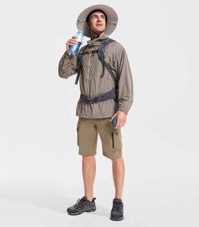 Herren Wander-Cargoshorts mit 7 Taschen, schnelltrocknend, lässig - TrailPioneer M025
