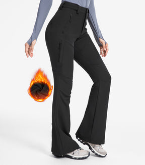 Pantaloni pentru femei de schi pe zăpadă căptușiți cu fleece - SnowVenture W051