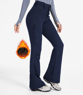 Pantaloni pentru femei de schi pe zăpadă căptușiți cu fleece - SnowVenture W051