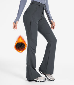 Pantaloni pentru femei de schi pe zăpadă căptușiți cu fleece - SnowVenture W051