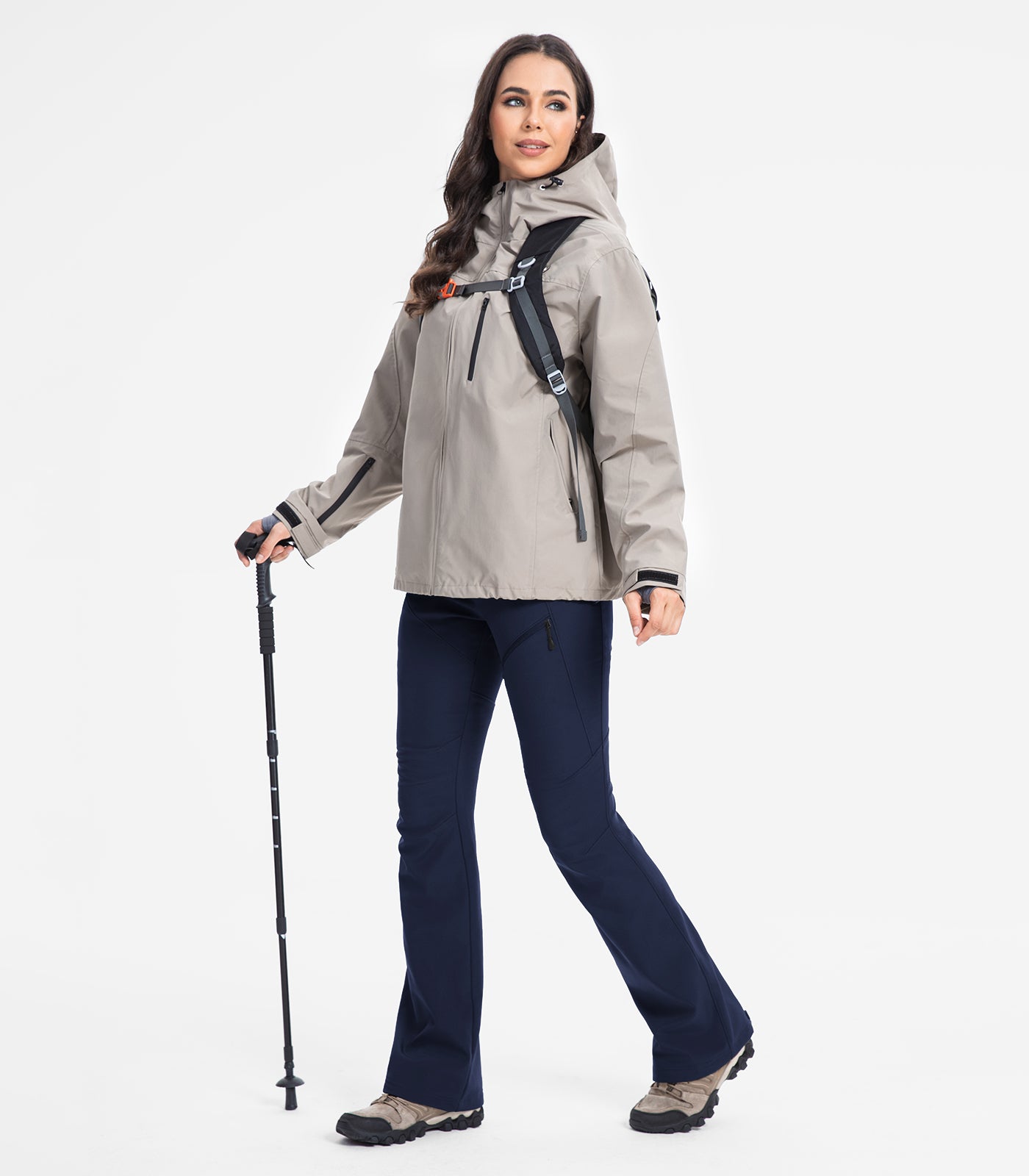 Pantaloni pentru femei de schi pe zăpadă căptușiți cu fleece - SnowVenture W051