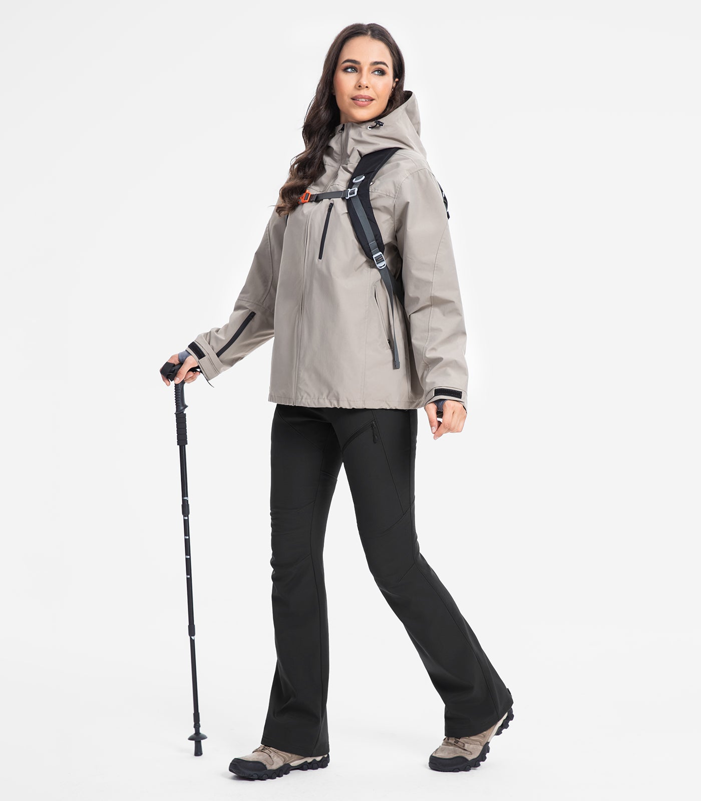 Pantaloni pentru femei de schi pe zăpadă căptușiți cu fleece - SnowVenture W051