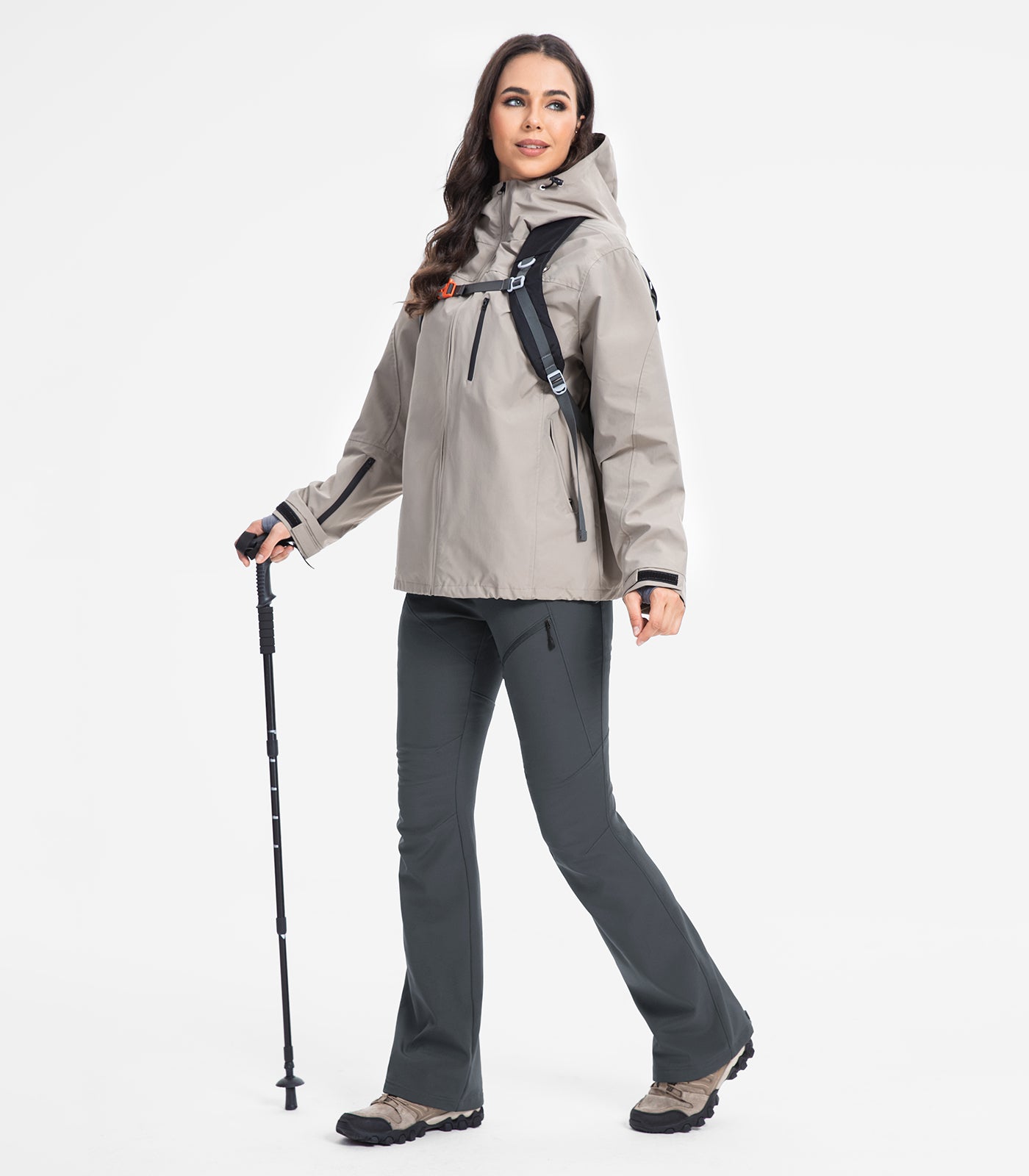Pantaloni pentru femei de schi pe zăpadă căptușiți cu fleece - SnowVenture W051