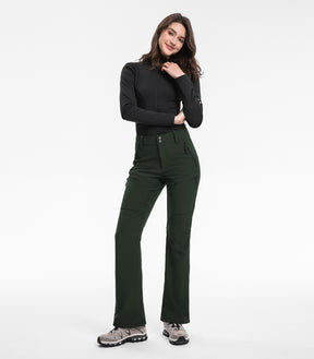 Pantaloni da sci da donna foderati in pile impermeabili - SnowVenture W039