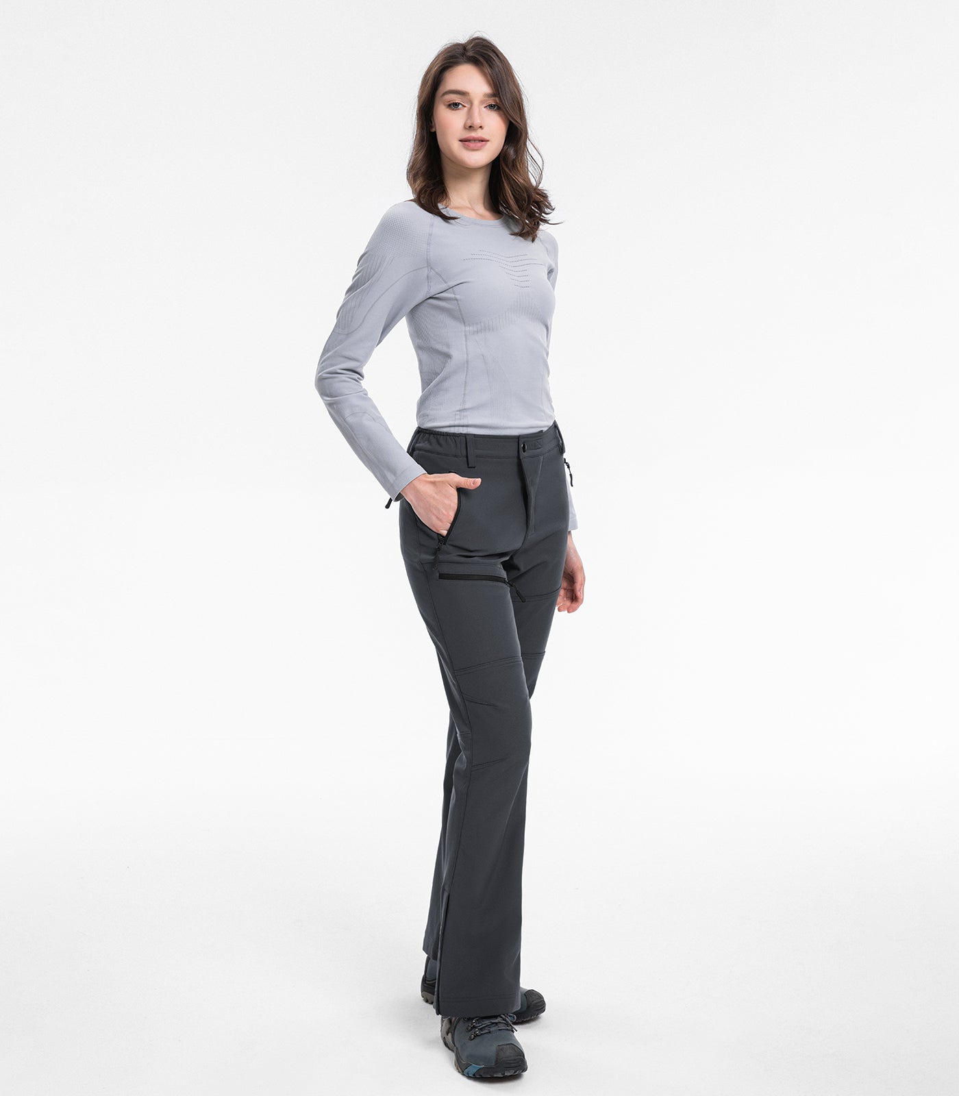 Damen Schneeski Flare Wanderhose - SnowVenture W021