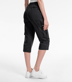 Women's Cargo Capris Pants High Waist Waterproof Hiking - HikerFlex W012