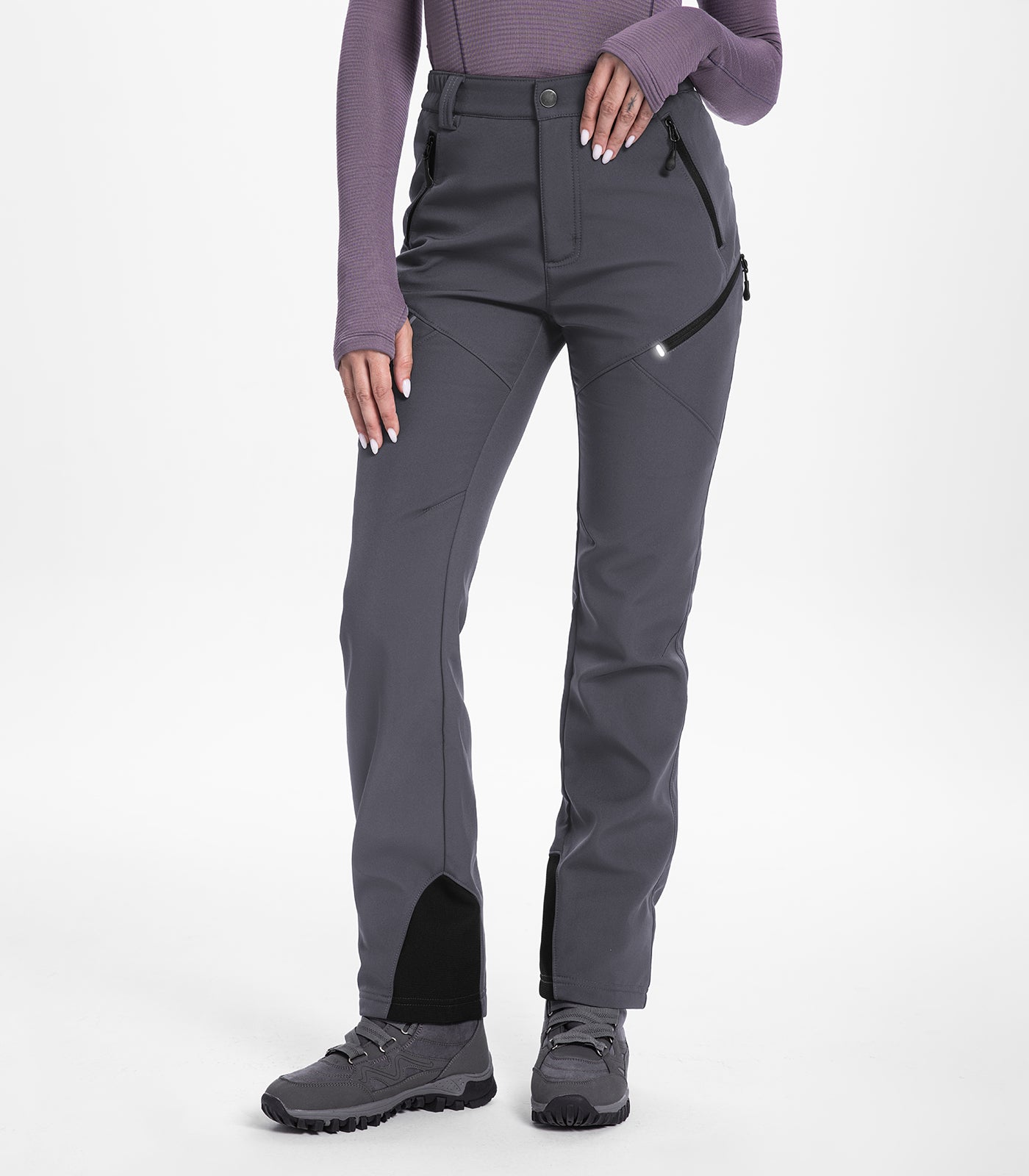 Women's Snow Ski Fleece lined Pants - SnowVenture W053
