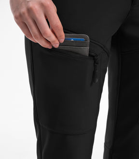 Pantaloni da sci da donna foderati in pile impermeabili - SnowVenture W039