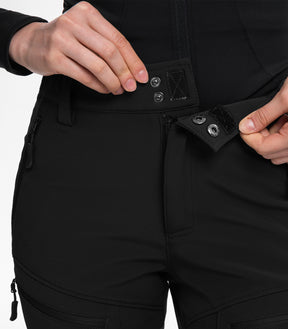 Pantaloni da sci da donna foderati in pile impermeabili - SnowVenture W039