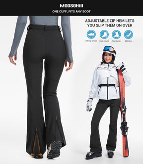 Pantaloni pentru femei de schi pe zăpadă căptușiți cu fleece - SnowVenture W051