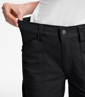 Women's Cargo Capris Pants High Waist Waterproof Hiking - HikerFlex W012