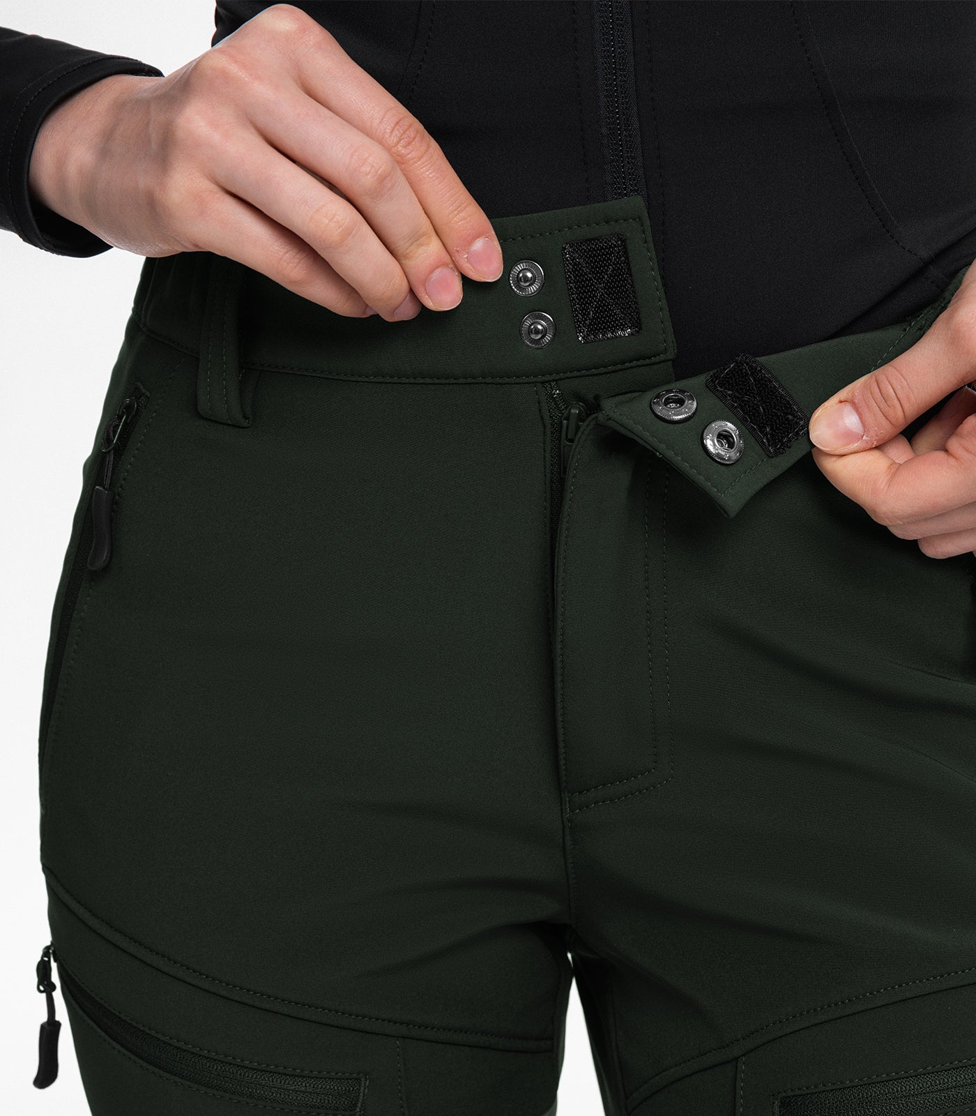 Pantaloni da sci da donna foderati in pile impermeabili - SnowVenture W039
