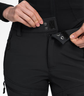 Pantaloni da sci da donna foderati in pile impermeabili - SnowVenture W039