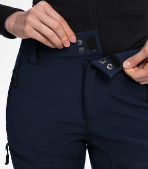 Pantaloni da sci da donna foderati in pile impermeabili - SnowVenture W039