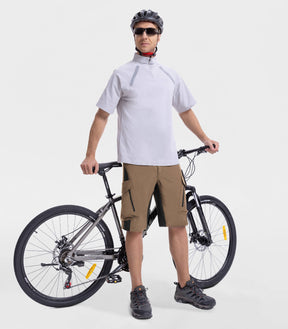 Pantalones cortos holgados para bicicleta de montaña para hombre, de secado rápido y ligero - CycleAir M006