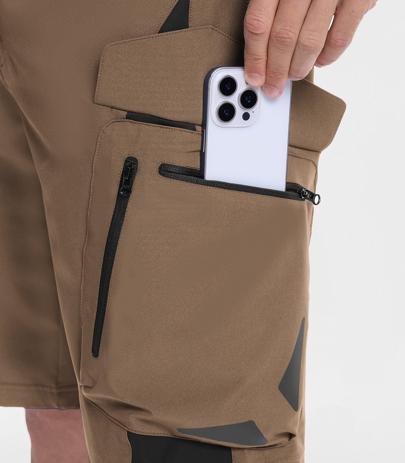 Pantalones cortos holgados para bicicleta de montaña para hombre, de secado rápido y ligero - CycleAir M006