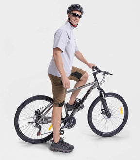 Pantalones cortos holgados para bicicleta de montaña para hombre, de secado rápido y ligero - CycleAir M006