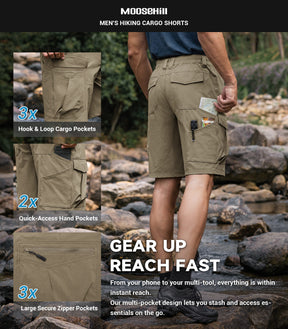 Men's Cargo Hiking Shorts - TrailPioneer M062