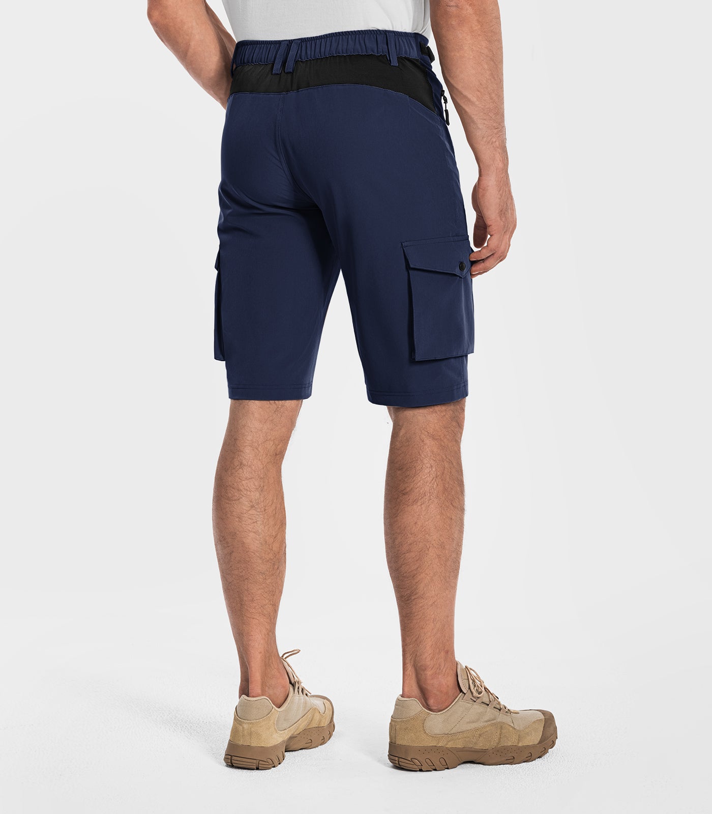 Shorts cargo de randonnée pour hommes à séchage rapide et légers - TrailPioneer M008