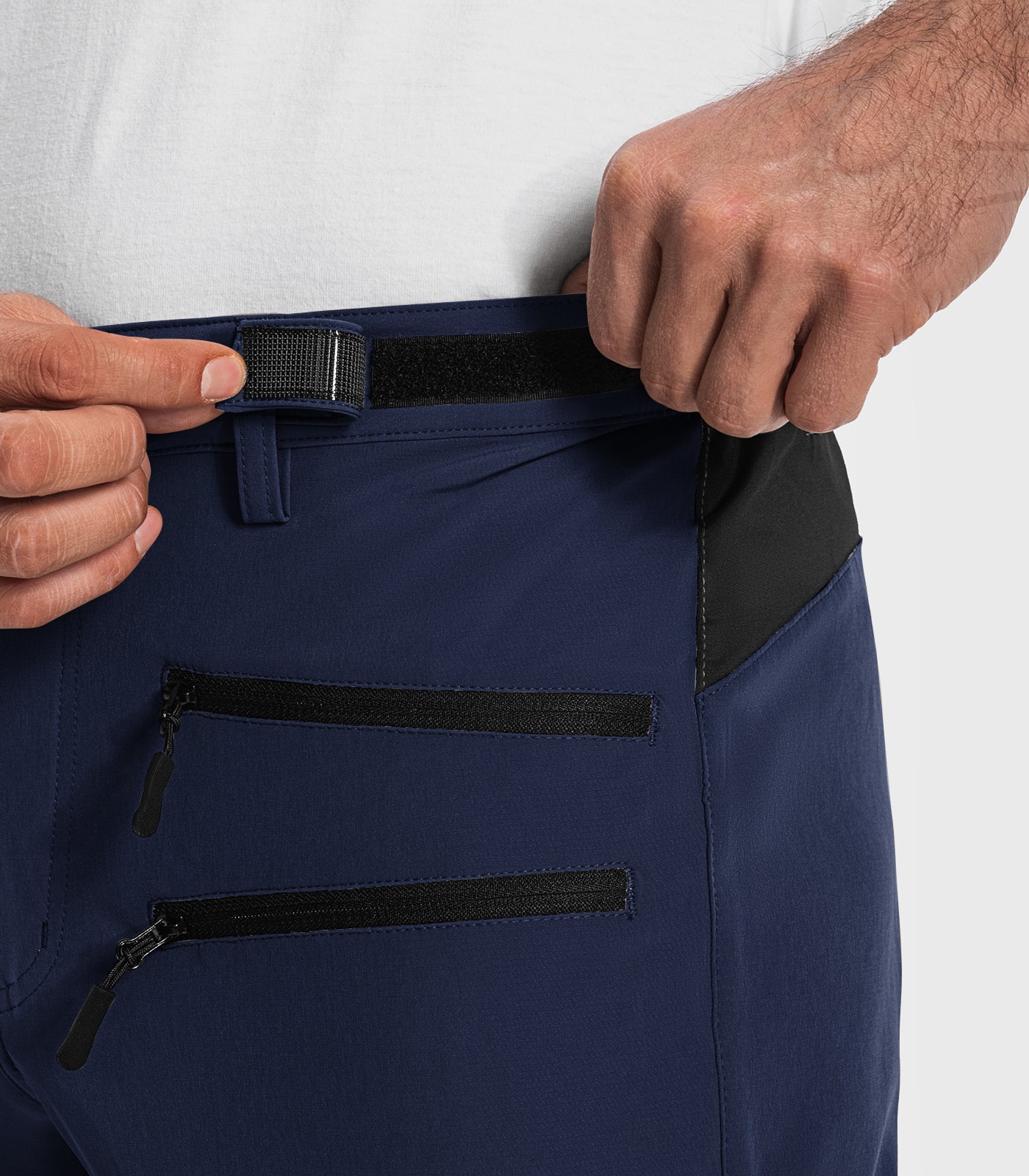 Shorts cargo de randonnée pour hommes à séchage rapide et légers - TrailPioneer M008