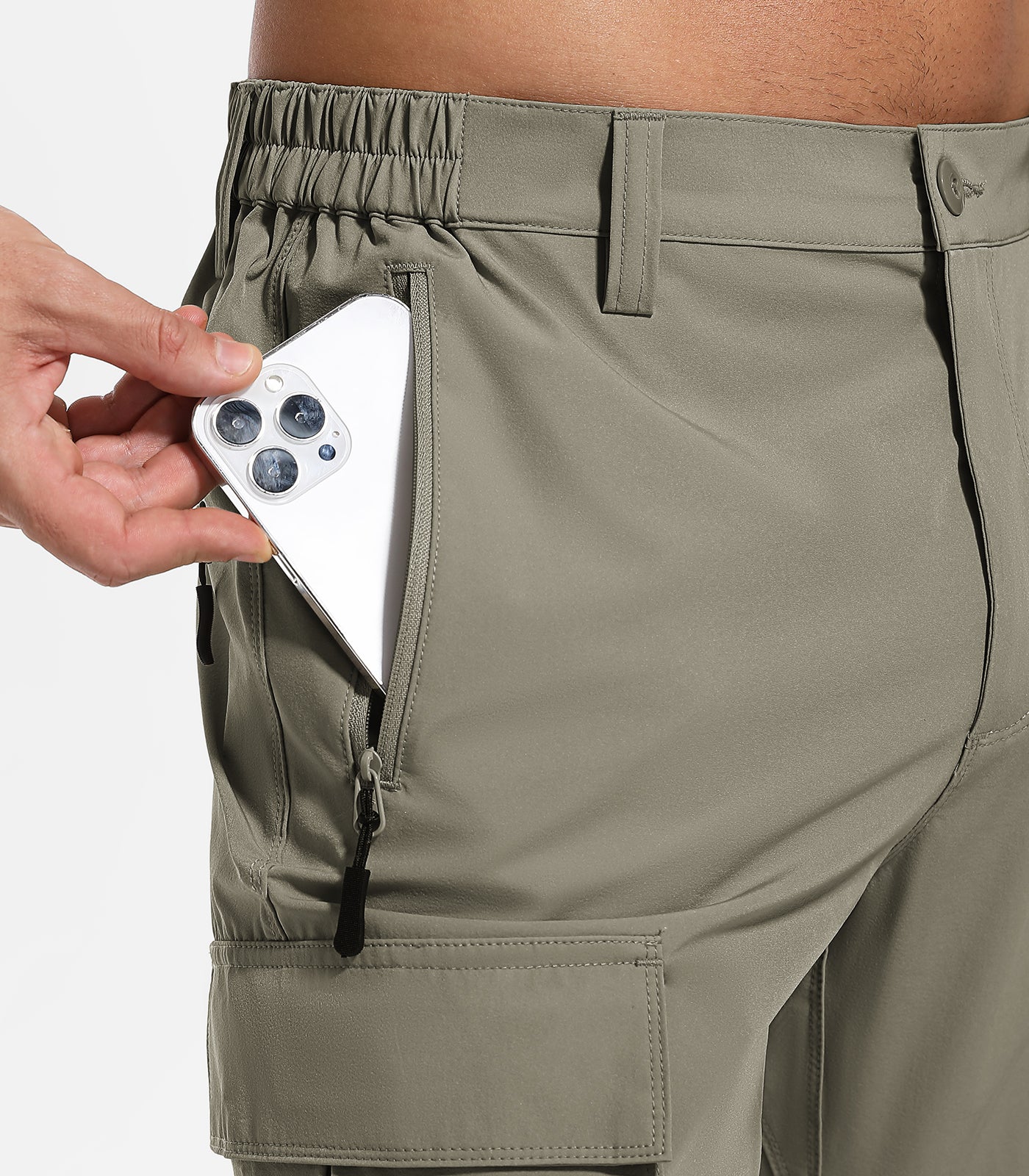 Pantaloni de drumeție impermeabili ușori pentru bărbați, pantaloni cu uscare rapidă - HikerFlex M030