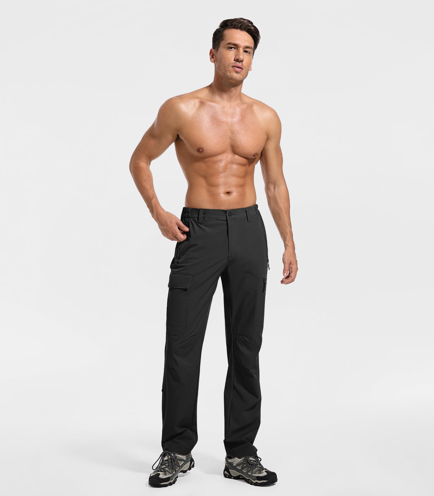 Pantaloni de drumeție impermeabili ușori pentru bărbați, pantaloni cu uscare rapidă - HikerFlex M030