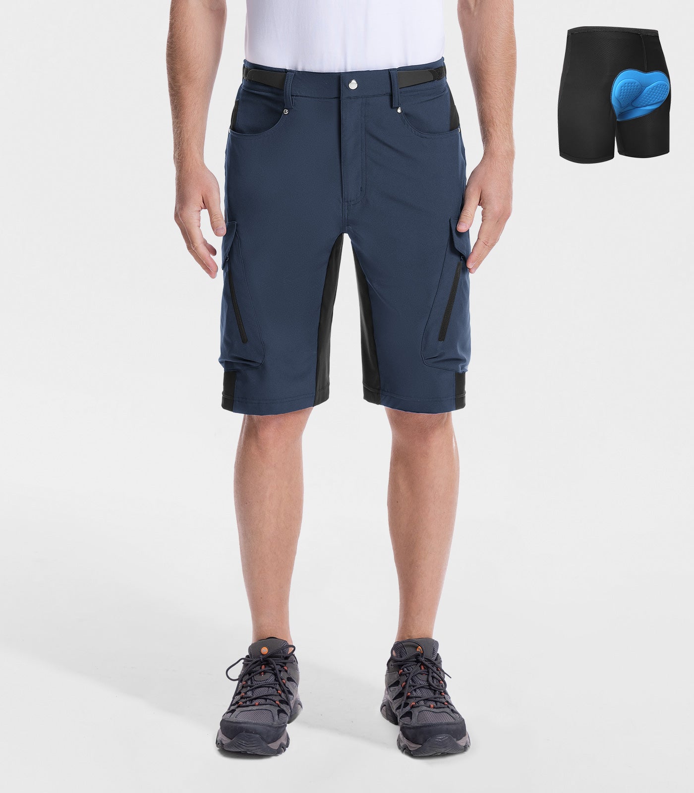 Pantalones cortos holgados para bicicleta de montaña para hombre, de secado rápido y ligero - CycleAir M006