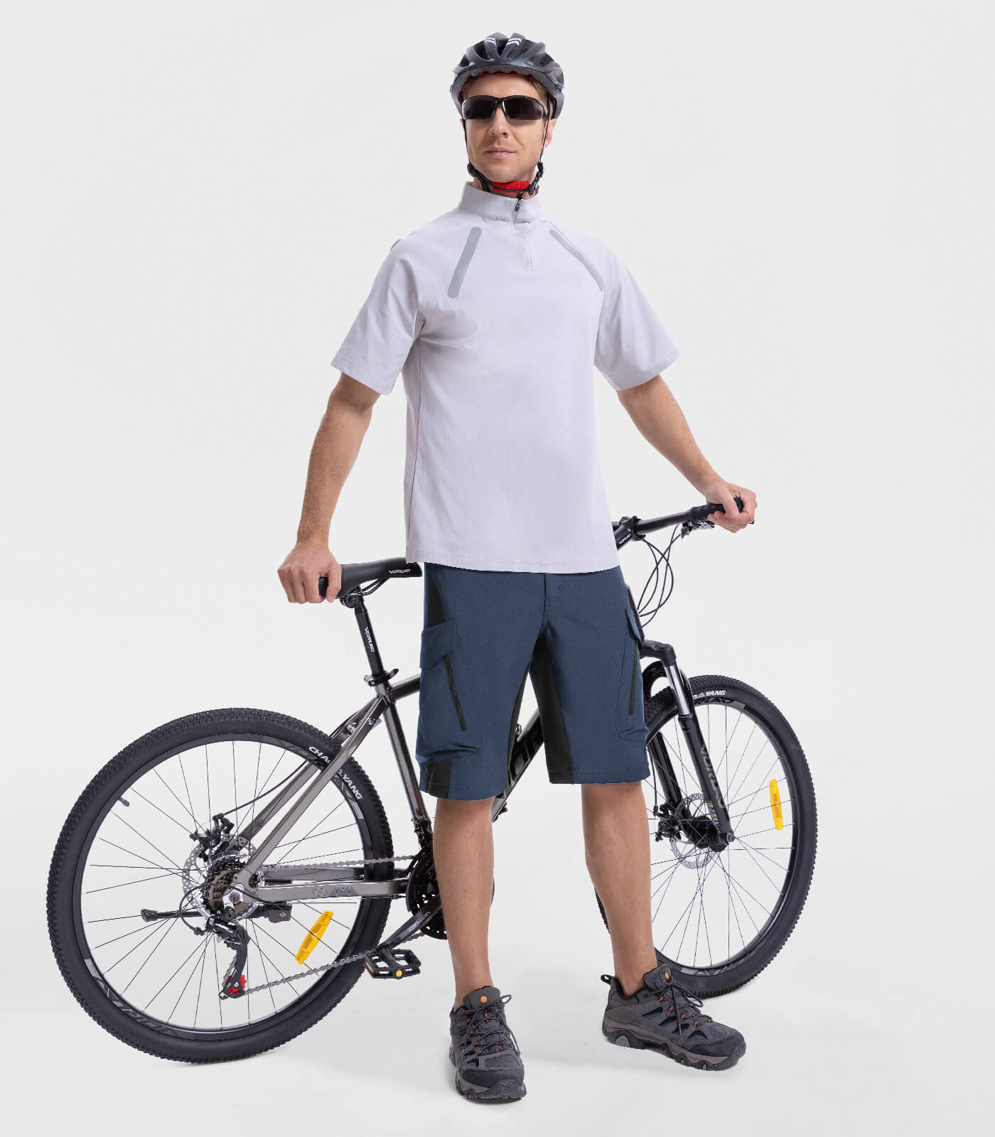 Pantalones cortos holgados para bicicleta de montaña para hombre, de secado rápido y ligero - CycleAir M006