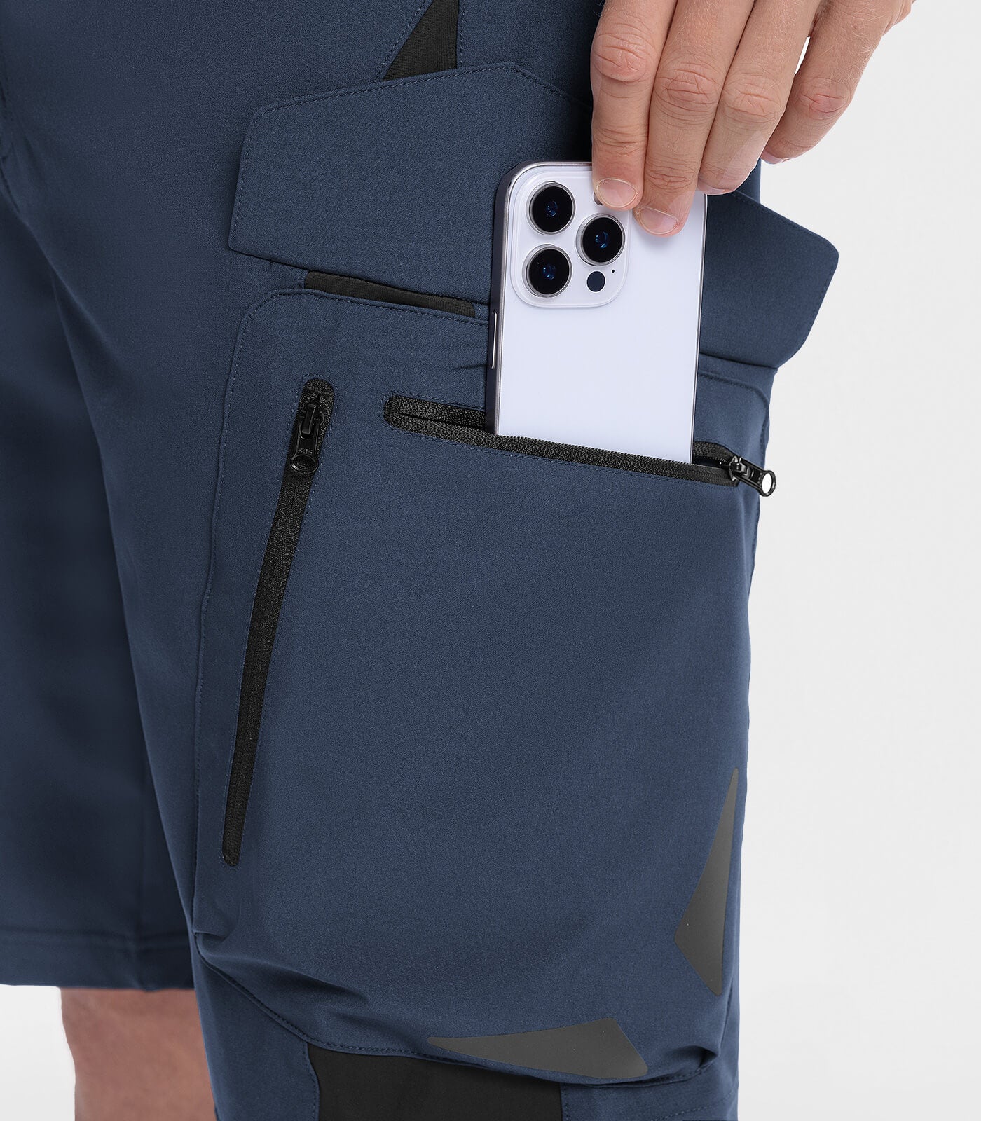 Pantalones cortos holgados para bicicleta de montaña para hombre, de secado rápido y ligero - CycleAir M006