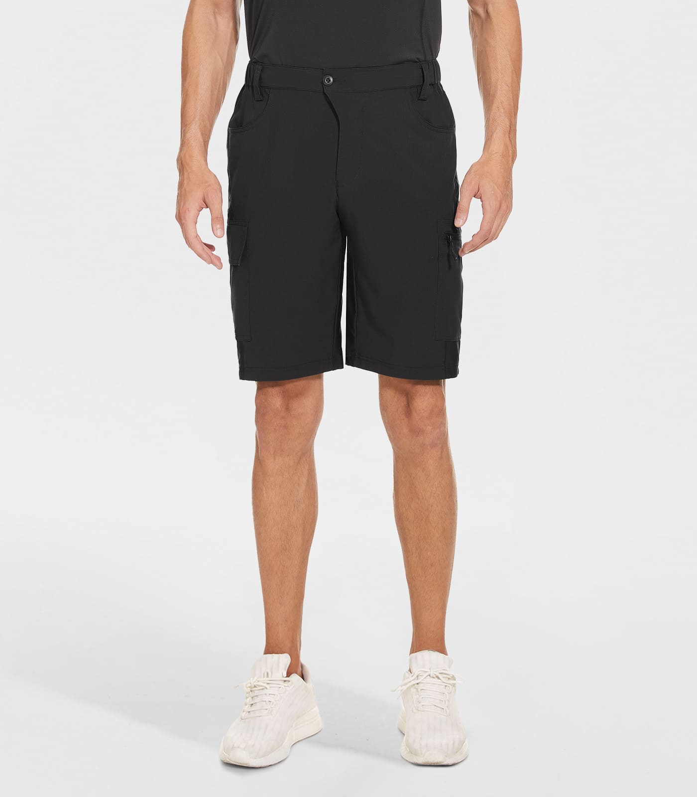 Pantaloncini da trekking cargo da uomo con 5 tasche asciugatura rapida - TrailPioneer M013
