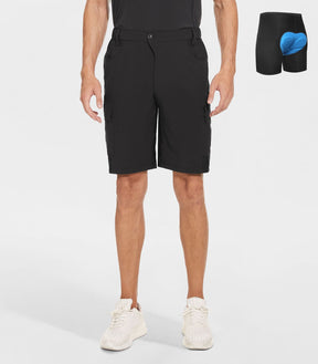 Pantaloni scurți căptușiți pentru bicicletă montană pentru bărbați - CycleAir M013