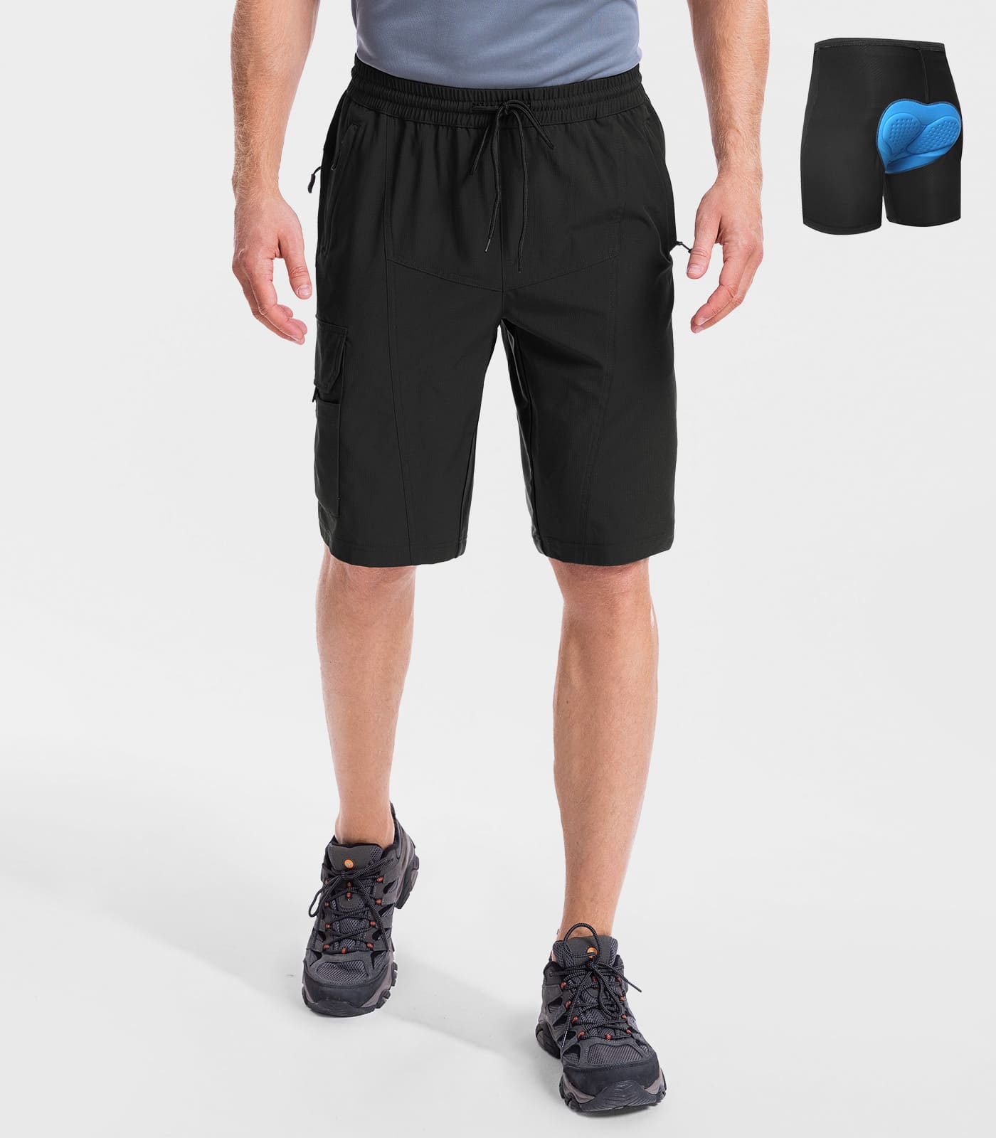 Gepolsterte Mountainbike-Shorts für Herren - CycleAir M020