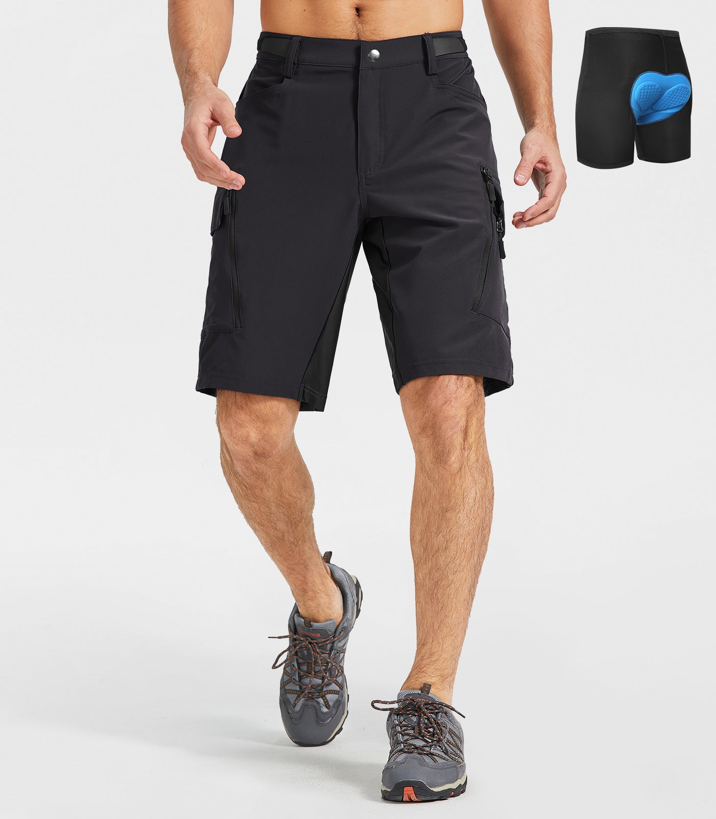 Pantalones Cortos Acolchados para Bicicleta de Montaña para Hombre - CycleAir M028